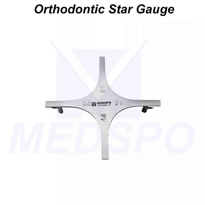 Orthodontic Dental Star Gauge Bracket Positioning Accurate Placement Instruments