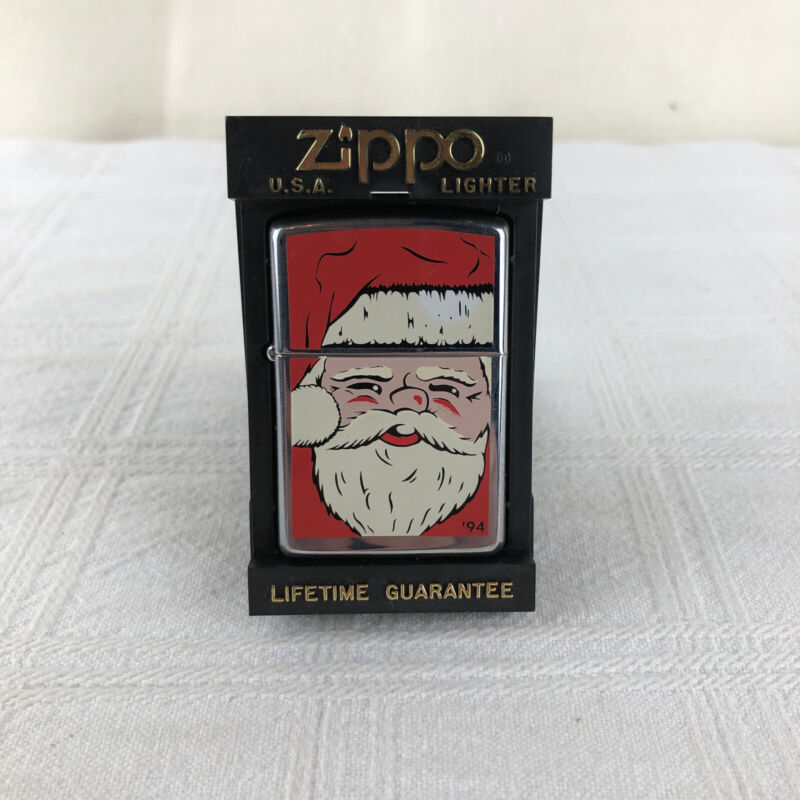 1994 Santa Claus Zippo Lighter SEALED in Box Vintage Christmas Holidays
