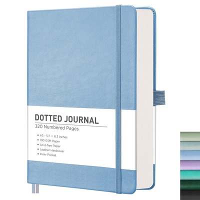 Bullet Dotted Journal, A5 Dotted Notebook Journal with 320 Numbered Pages, 5....