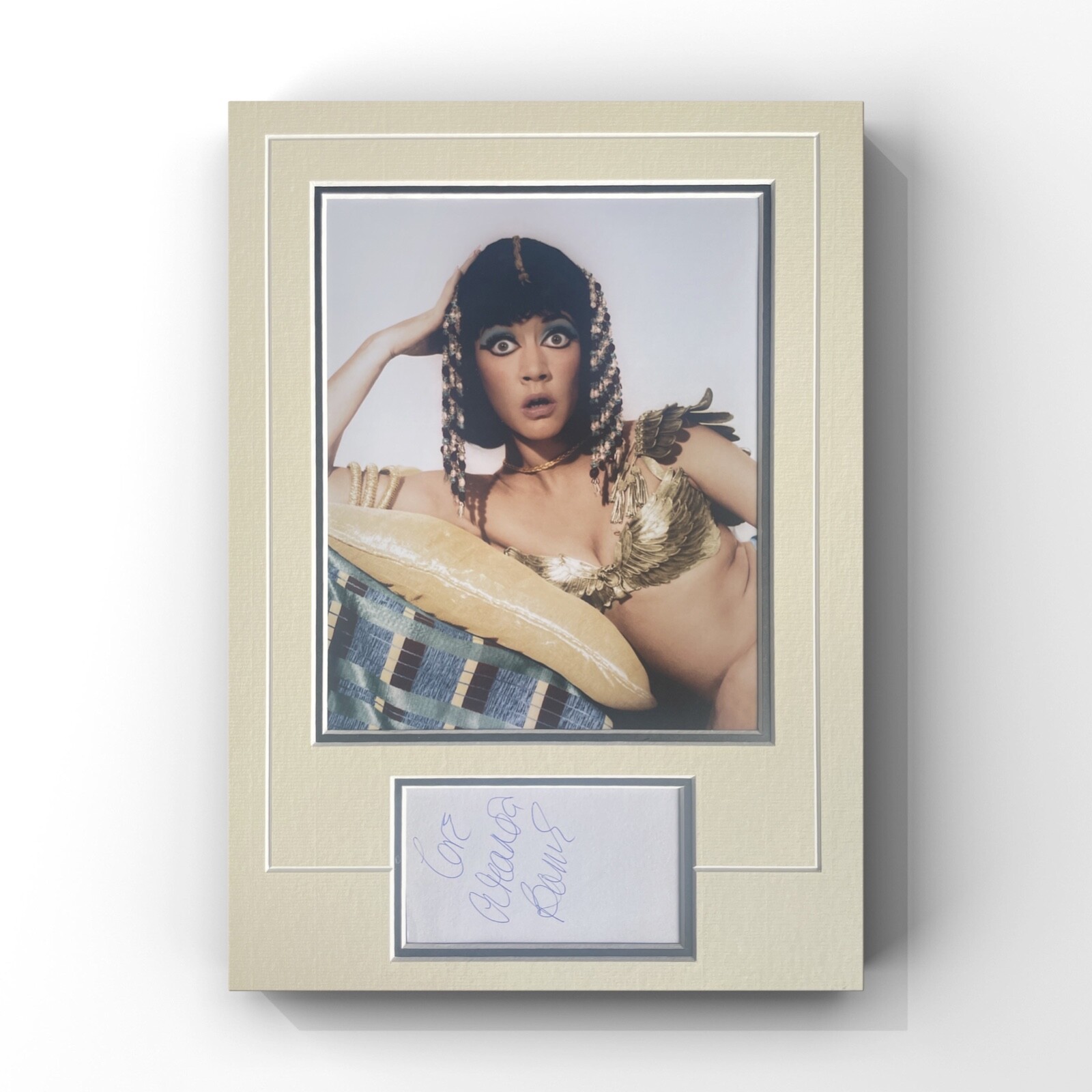 Amanda Barrie - Carry On Cleo Actress Signed Display