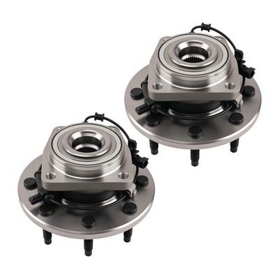 2x Front Wheel Hub Assembly Left Right for Silverado 2500 3500 HD 4WD 2011-2019