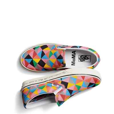 Sizes 8.5 - Vans x MOMA Classic Slip-on - VN0A4U3811C