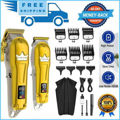 Maquina Profesional De Cortar Cabello Electrica Tambien para Afeitar Barbero US.