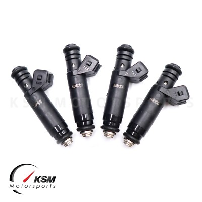 4 550cc 52lb fit Siemens Deka EV1 Fuel Injectors FOR VW Audi 1.8T E85 fit Bosch
