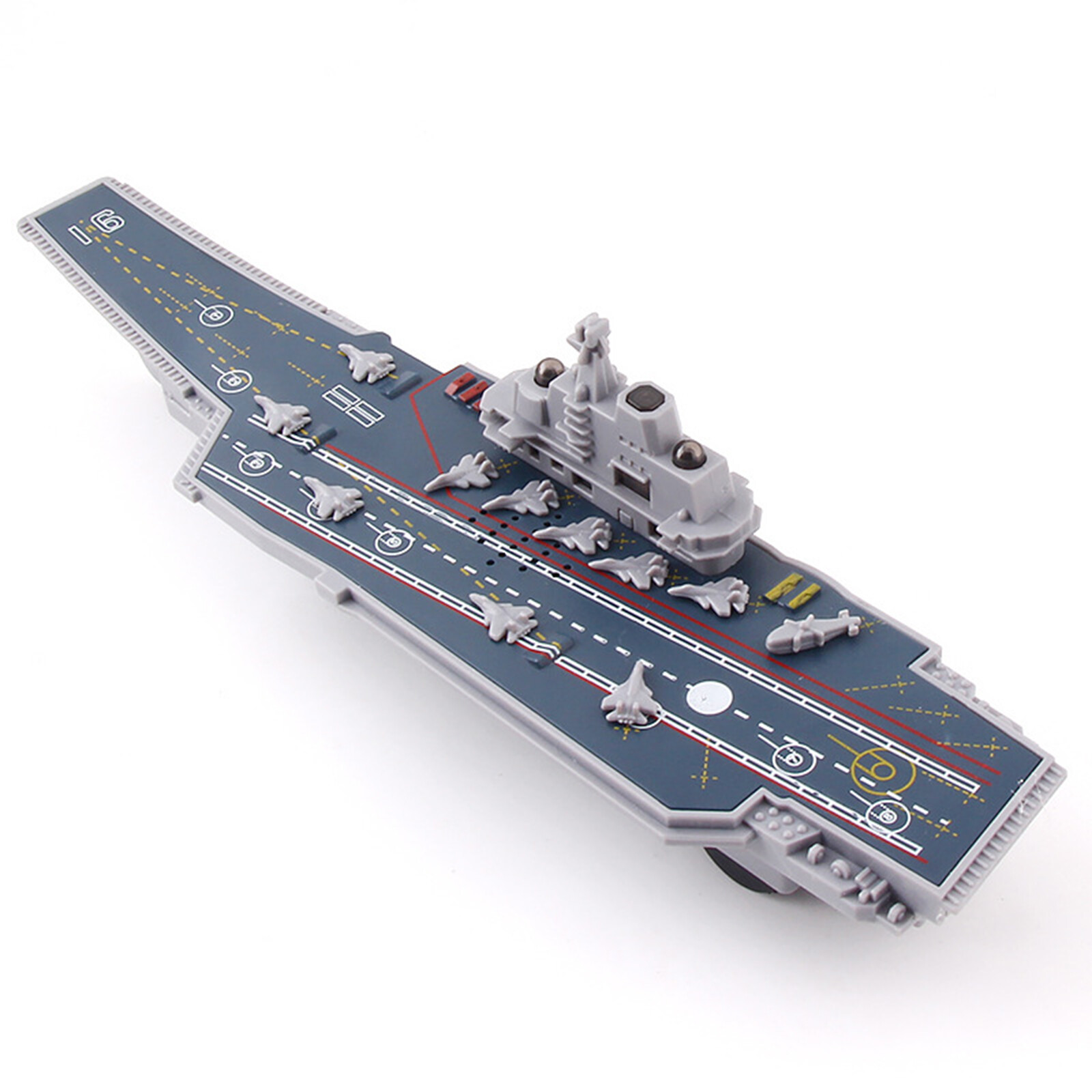 1:1500 China Shandong Ship Aircraft Carrier Assembly Warship Model Simulation