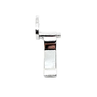 Custom SIG SAUER P320 flat rigger polished Nickel, fits: P320 series