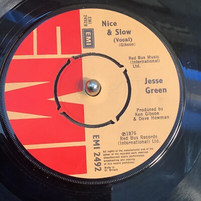 Jesse Green 45RPM  Nice & Slow  1976 70s Funk Soul Disco 7  UK Vinyl