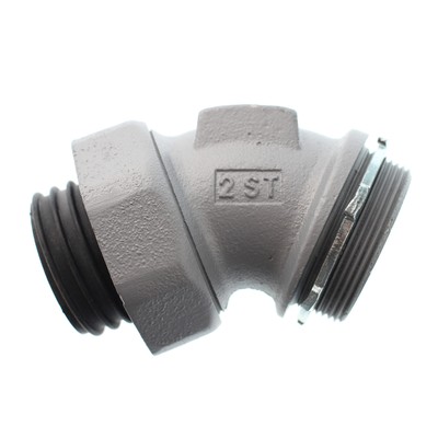 AMERICANBOA BOAFLEX NBLC-200-2-M-45 LIQUIDTIGHT CONDUIT CONNECTOR, 2'' X 45°