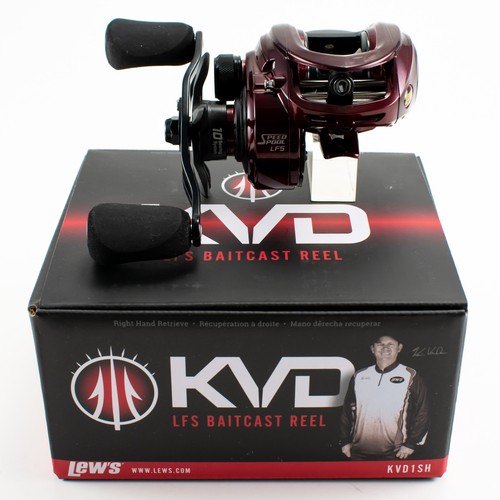 LEW'S KVD LFS KVD1SH 7.5:1 GEAR RATIO RIGHT HAND BAITCAST RE