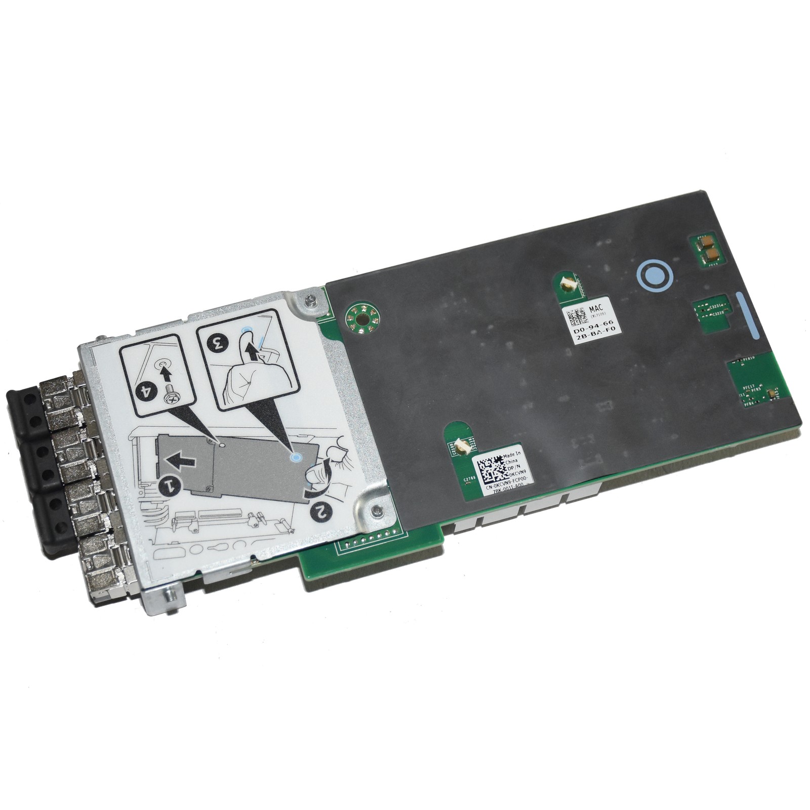 Lot Of 2 Dell EMC SC7020 Quad-Port 10Gb SFP+ I/O Mezzanine Card KCVN9 0KCVN9 - Picture 5 of 5