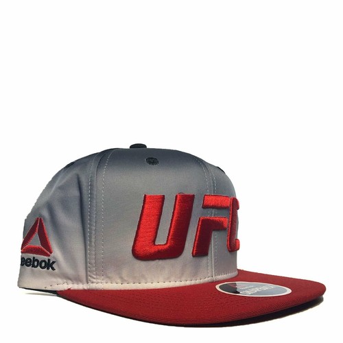 

мужская бейсболка Reebok UFC Sublimated Flat Brim Snapback - серый | Красный
