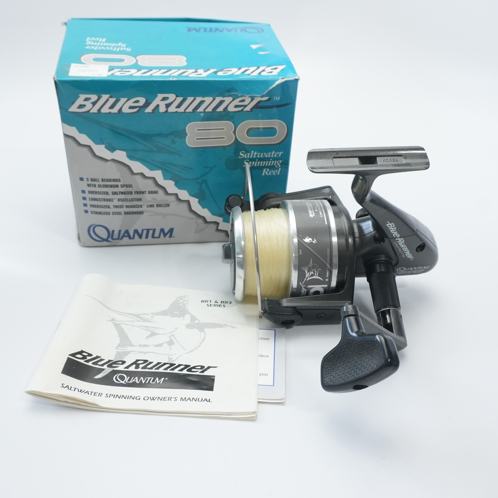 Zebco Quantum Blue Runner 80 Fishing Reel BR3 80 | eBay Zebco Quantum Blue Runner 80 Fishing Reel BR3 80 | eBay