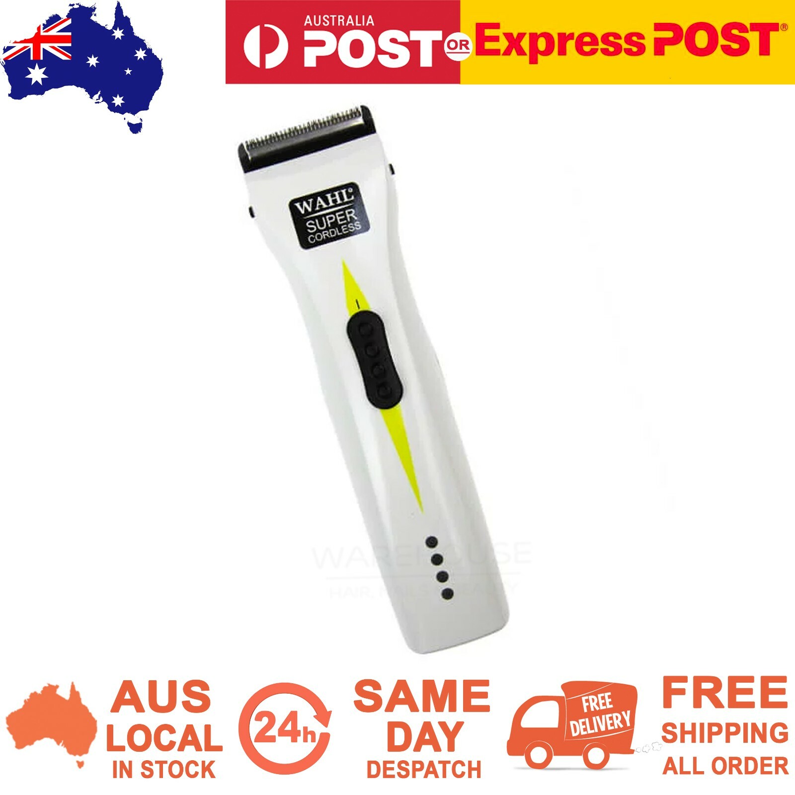 Wahl Professional Super Cordless Clipper Hair Beard Trimmer Barber