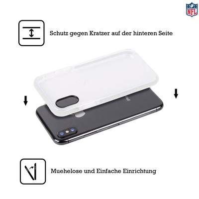 NFL 2019 LONDON GAMES WEISS SCHOCKSICHERER BUMPER HUELLE FÜR APPLE iPHONE HANDYS