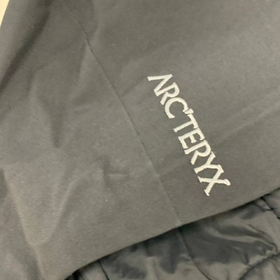 Pre-owned Arc'teryx Goose Down Gore-tex Long Patera Parka Coat Women's Sz M Black 29652