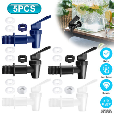 5X Replacement Beverage Dispenser Spigot Faucet Jug Jar Buck