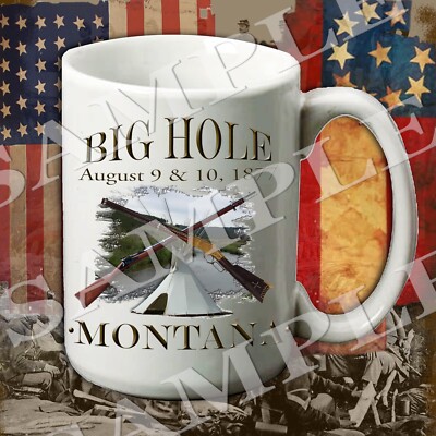 Big Hole, Montana Native American Wars 15-ounce themed coffee mug