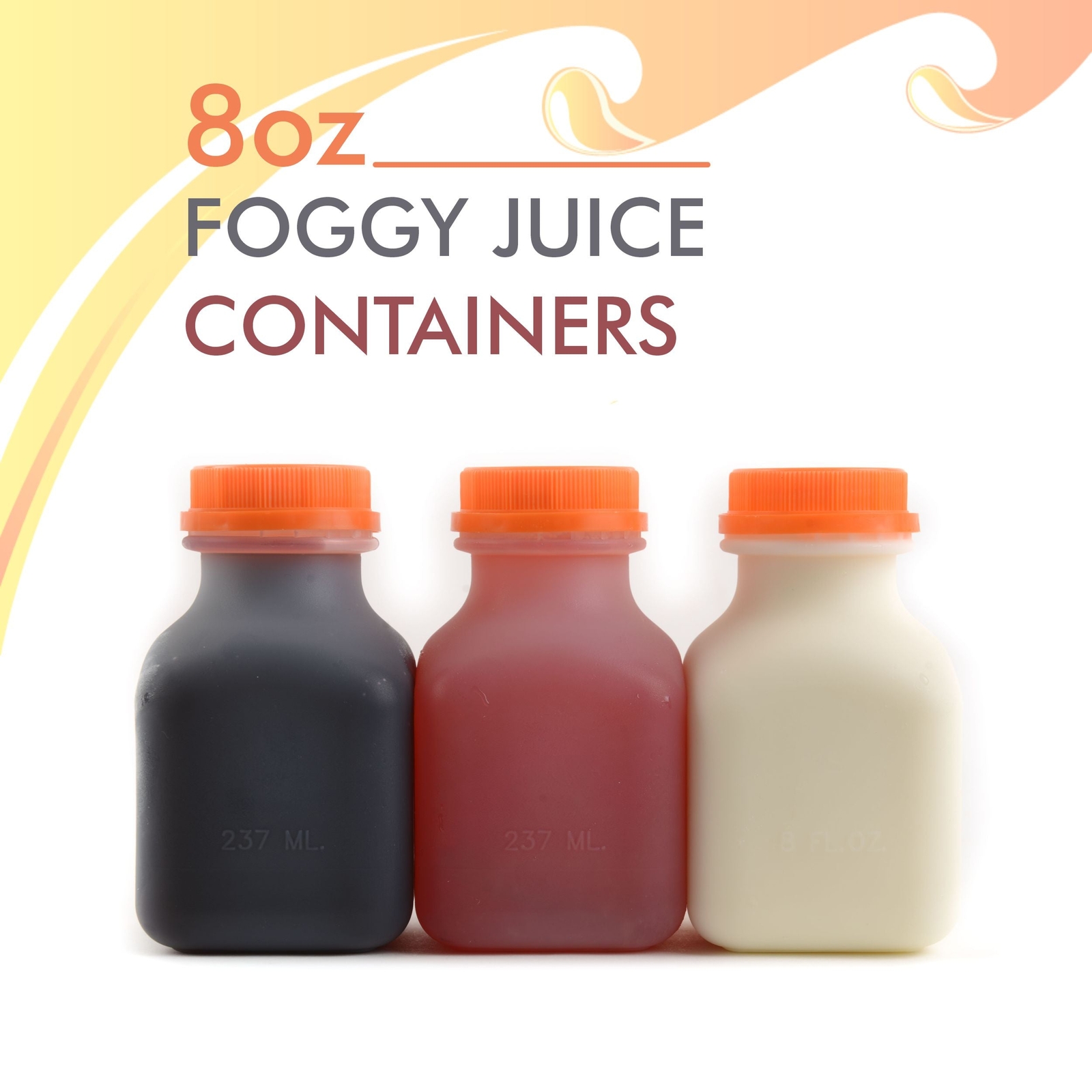 With Tamper Evident Caps Freezer Safe Bpa Free