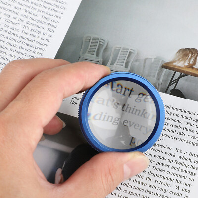 30X40 Magnifying Glass Jewelry Eye Loop Pocket Optical Magnifier Jewelers Repair