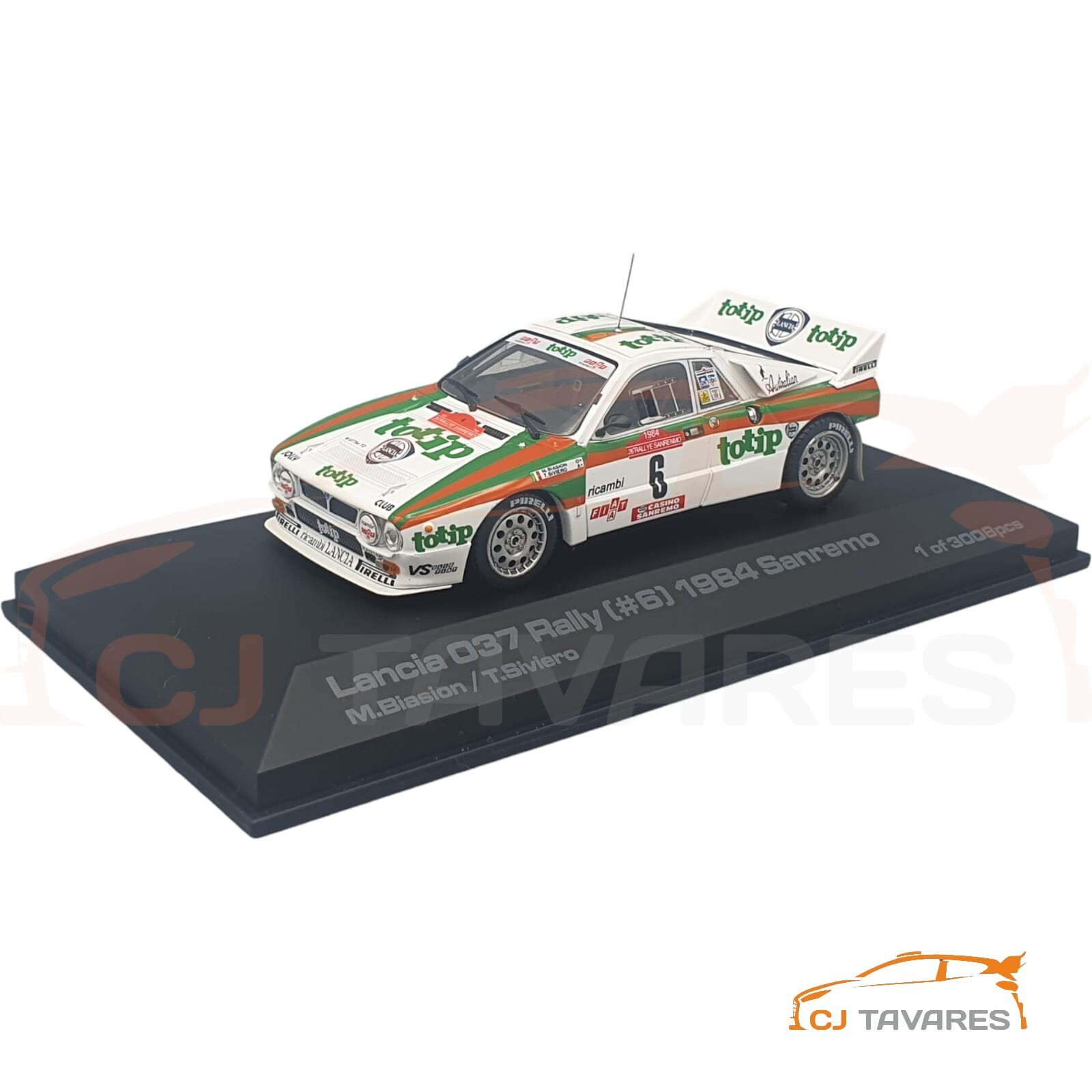 レア！hpi 1/43 Lancia 037 Rally ミニカー 限定版 HPI Racing 1/43 957 LANCIA 037 RALLY #1 1983 MONTE CARLO