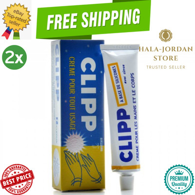 2X CLIPP Cream Universal Hands & Body 62G Lebanon Smoothing & Rejuvenating Cream