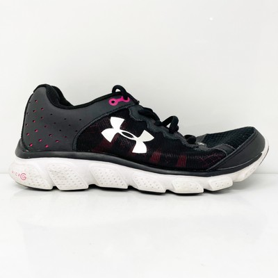 

Under Armour Womens Micro G Assert 6 1266252-001 Черные кроссовки для бега 6, Черный, Micro G Assert 6