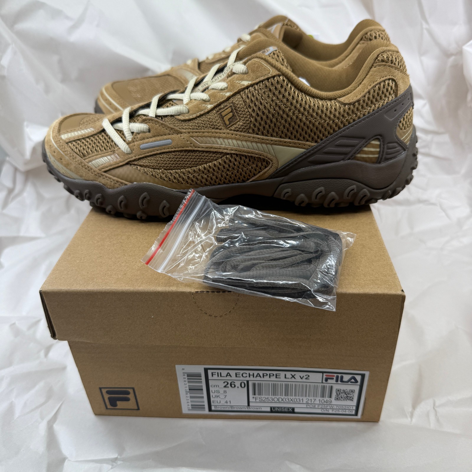 FILA Echappe LX v2 Brown Sneakers FS253OD03X031 217 | eBay