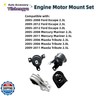 4Pcs Engine Motor Mount Set Compatible with Escape/Mazda Tribute/ Mercury Mariner 2005-2012 Replacement for A5446 A5481 A5412 A5441 3210 3222 3215 3258