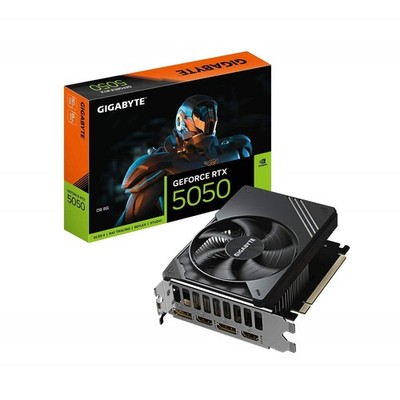 Gigabyte NVIDIA GeForce RTX 5050 D6 8GB GDDR6 Graphics Card, 2560 CUDA Cores, 25