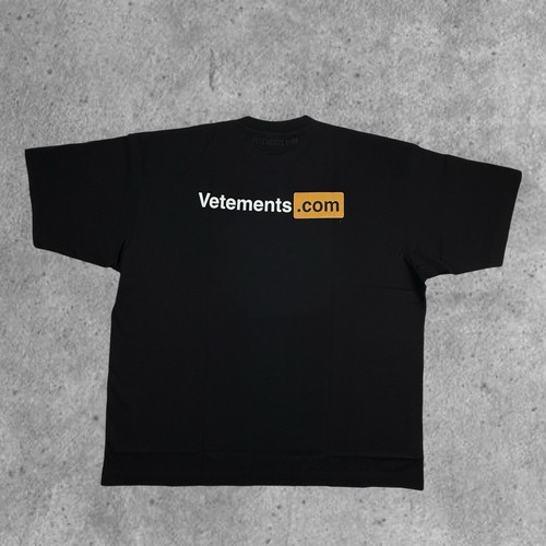 VETEMENTS XXX DOT COM LOGO OVERSIZED T SHIRT | eBay