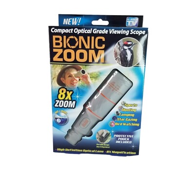 Bionic Zoom - Compact Optical Grade Viewing Scope, 8x Zoom - As Seen on TV