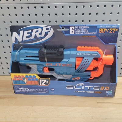 Nerf Elite 2.0 Commander RD-6 Dart Blaster,  NEW FACTORY SEALED NEW