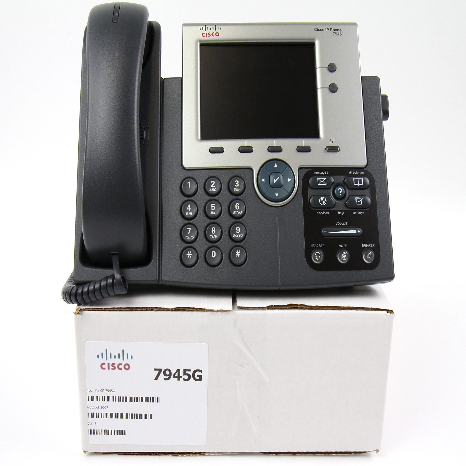 Cisco CP7945G 7945 SIP VoIP Phone PoE Bulk eBay