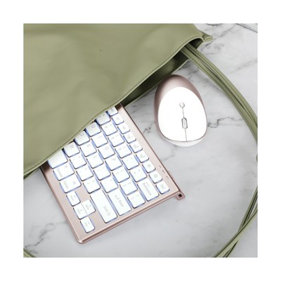 Jelly Comb Wireless Keyboard and Mouse Combo, Bluetooth Backlit Rechargeable ...