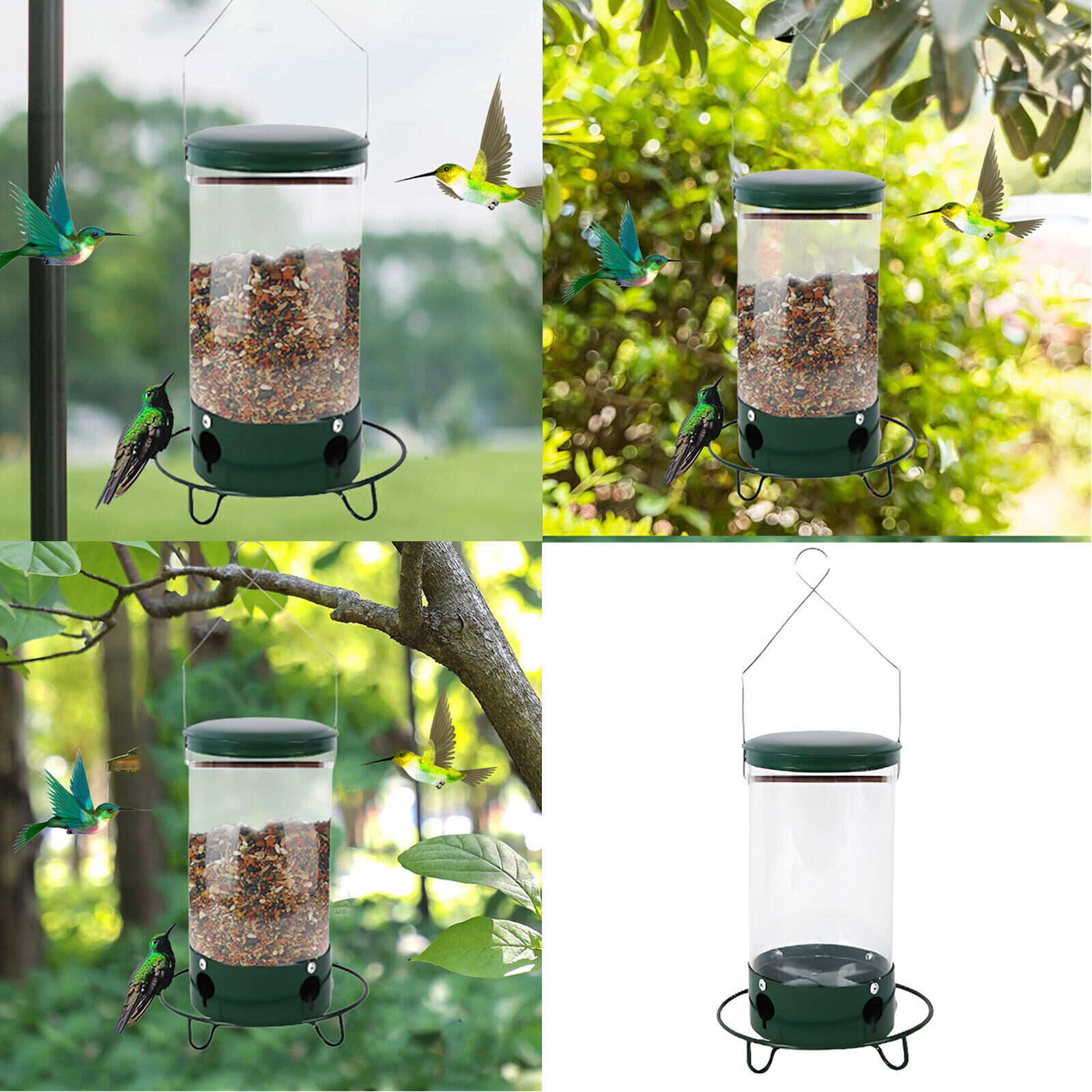 New Hot Squirrel-Proof Bird Feeder for Outdoor Hanging Food Garden Decoration - Picture 2 of 12
