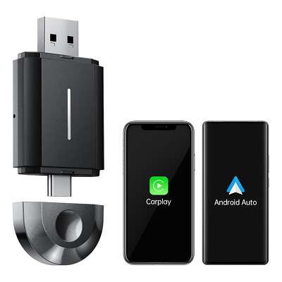 Wireless CarPlay Adapter Dongle USB Type-C For iOS Car Auto Navigation Player