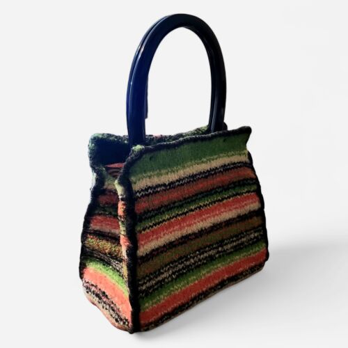 Rare USA TM 319644 Vintage Y2K Knit Felt Multi - Melamine Rare USA TM 319644 Vintage Y2K Knit Felt Multi - Melamine