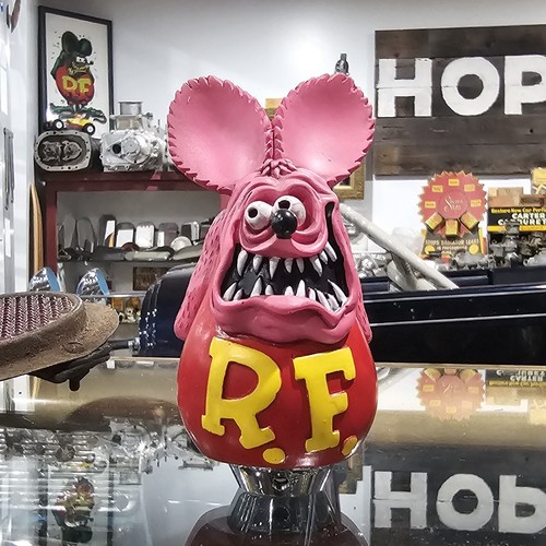 Cast Resin Ed Big Daddy Roth RAT FINK Shift Knob vtg style