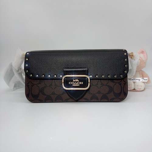 Coach CE563 Morgan Shoulder Bag Crossbody Colorblock