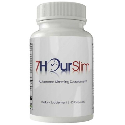 7 Hours Slim - Green Tea - Glucomannan -  Weight Loss Support - 60 Caps 5/2025