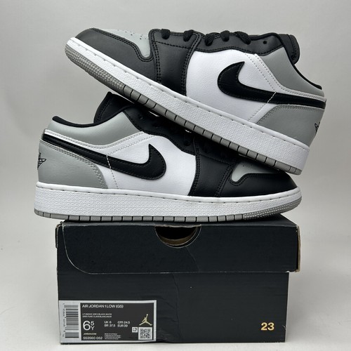 Nike Air Jordan 1 Low Retro GS “Shadow Toe/Light Smoke Grey