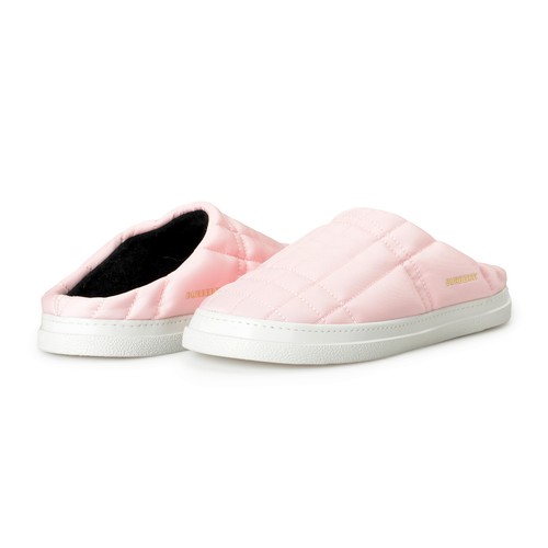 Pre-owned Burberry Women's Pale Candy Pink "lf Homie" Comfort Slip On Slippers Shoes