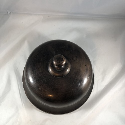 Vtg Counter Hotel Store Call Desk Counter Bell 1 Hit Pull Type Large 9