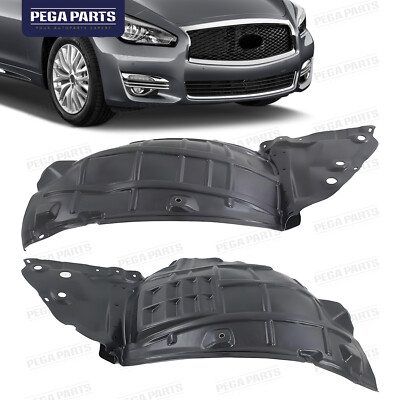 Front Fender Liners Left&Right For Infiniti 2011-13 M37 M56 12-13 M35h 14-17 Q70