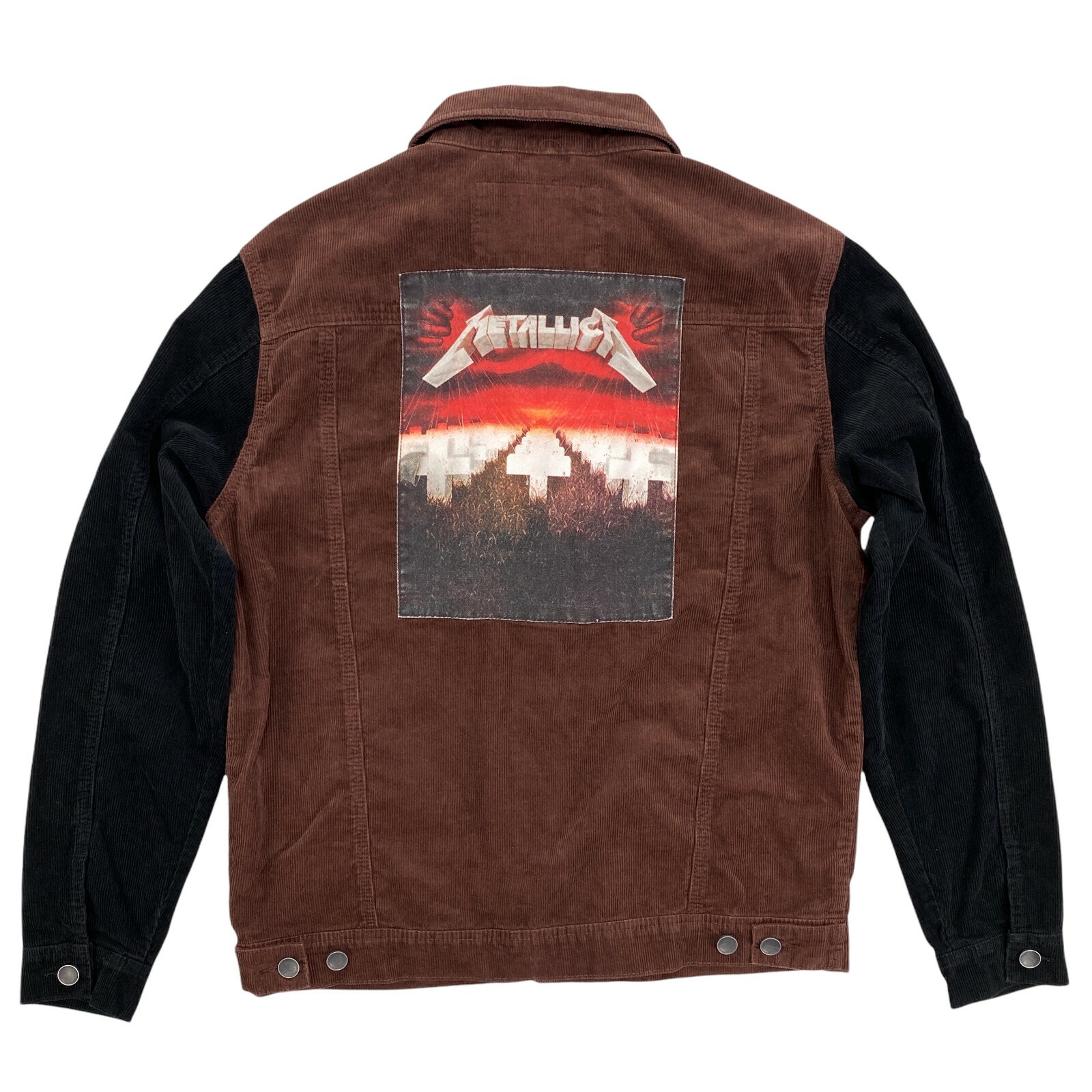 

Мужская коричневая вельветовая куртка Billabong x Metallica Master of Puppets (размер M), Multicolor