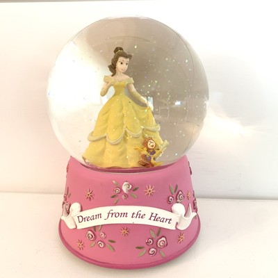 Disney Beauty and the Beast Belle Enesco Musical Snowglobe Dream From The Heart