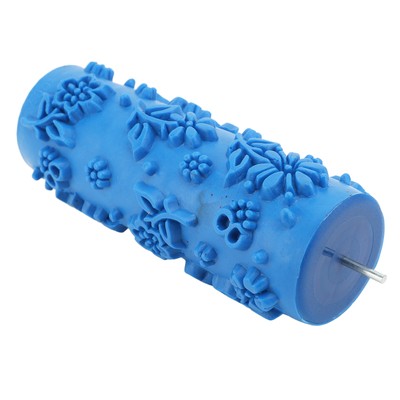 Pattern Paint Roller 5 Inch Rubber Reusable Decorative Art Texture Roller