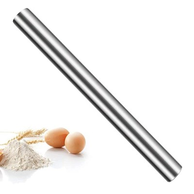 Stainless Steel Rolling Pin Nonstick Rolling Pin for Baking Fondant Pizza Pie...