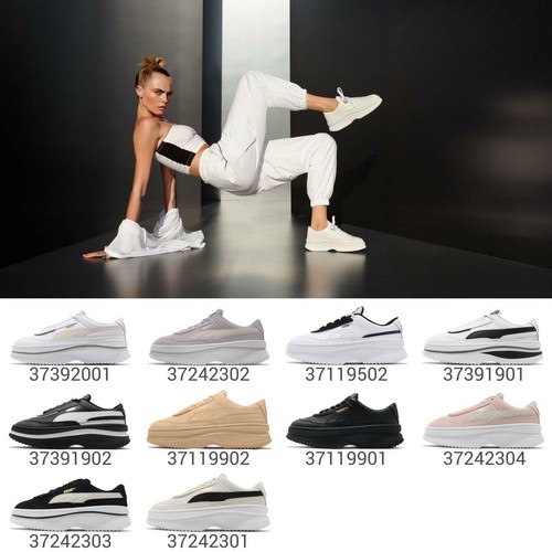 

Puma Deva Cara Delevingne Wns Женская повседневная обувь на платформе Кроссовки Pick 1, Multicolor, Deva Mono Pop Wns