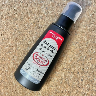 OMEGA BRUSH Italy BALSAMO DOPOBARBA Aftershave Balm w/ Eucalyptus